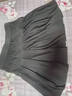 萝美酱百褶裙松紧腰高腰弹力a字小个子短裙子女胖mm遮肉显瘦春秋半身裙 黑色（松紧腰带口袋） 2XL 【建议130-145斤】 实拍图