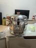 苏泊尔（SUPOR）蒸锅家用不锈钢双层汤锅蒸笼大容量多功能·木韵系列EZ30JBS16 实拍图