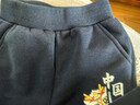 真维斯童装男童裤子春秋2025新款儿童运动裤秋装中大童休闲卫裤加绒女童长裤 【加绒款】藏蓝/中国探龙K 110 实拍图