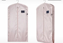 小黑裙透气皮草衣服防尘罩貂皮大衣专用防尘袋大衣罩挂式家用加长款牛津布西服西装套子衣服罩子收纳袋挂衣袋 麻灰色（立体加厚款） 中款 110*58cm 实拍图