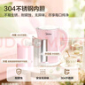 美的（Midea）电热水壶电水壶烧水壶双层防烫价保11.11 0涂层 食品级304不锈钢1500W快速沸腾1.7L大容量 HJ1705 实拍图