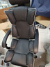 锦汐电脑椅办公椅子电竞椅家用人体工学椅老板椅主播靠背椅皮革转椅 黑色+4级杆+乳胶+脚踏【大满配】 实拍图