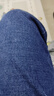 真维斯（JEANSWEST）牛仔裤男2025秋冬轻商直筒修身牛仔长裤男蓝色常规34 实拍图