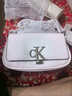 Calvin Klein时尚单肩包礼物链条包包金属字母旋扣翻盖CK女包斜挎马鞍包DH3240 实拍图