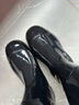 回力雨鞋户外水鞋钓鱼洗车防雨水不易滑雨靴耐磨胶鞋HL886高筒黑色42 实拍图