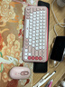 罗技（Logitech）POP ICON KEYS键盘泡泡键盘无线蓝牙双模AI轻音办公键盘无线鼠标键鼠套装送女生女友礼物 POP ICON KEYS粉色 实拍图