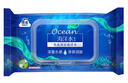 洁云海洋水湿巾80片单包装 大规格加厚湿纸巾 深澈水感净爽润肤 实拍图