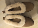 UGG秋季女士茸茸毛鞋领厚底懒人毛毛鞋 1166733CHE|栗色 39 实拍图