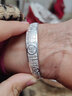 中国黄金【送妈妈礼物】银手镯送妈妈足银999实心生日礼物老人长辈妈妈款 【999足银】百福镯【30g】 实拍图