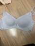 都市丽人文胸薄款乳胶内衣无钢圈超薄透气蕾丝女士大胸显小2B13A3情人节 实拍图