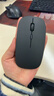 山业便携蓝牙无线双模鼠标 迷你口袋鼠标 内置一体式充电线 手机笔记本平板 附支架布袋 SLIMO 黑色 实拍图