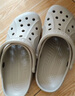 CROCS卡骆驰洞洞鞋贝雅男鞋女鞋轻便耐磨一脚蹬拖鞋休闲鞋|10126 卵石色-2V3 37 /38(230mm) 实拍图