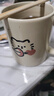 生日礼物女生可爱猫咪陶瓷马克杯带盖情侣水杯送闺蜜创意实用杯子 射箭爱心猫【单杯】 1个 350ml 实拍图