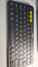 罗技（Logitech）时尚系列 K380 键盘 蓝牙办公键盘 无线键盘 女友 便携超薄键盘 笔记本键盘 黑灰色 实拍图