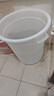 福爱家加厚60升大白桶大水桶垃圾桶大容量塑料储水桶大圆桶 装水约120斤 实拍图