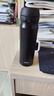 膳魔师（THERMOS）保温杯500ml男女士儿童水杯子学生感恩节礼物JNL-502黑色 实拍图