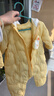 巴拉巴拉童装婴儿连体羽绒服轻薄羽绒服宝宝衣服2025冬装抱衣爬服男童女童 黄色雪人-白鸭绒 80 cm-充绒量41g 实拍图