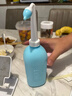 乐仪（leyi）洗鼻器成人儿童鼻炎LY-M2鼻部冲洗器500ml生理盐水洗鼻壶含60包盐 实拍图