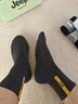 JEEP袜子男秋冬【100%纯棉+10A抗菌】防臭运动吸汗耐磨全棉中筒休闲袜 实拍图