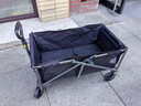 京东京造 户外露营车 折叠收纳营地车小推车拖车 野餐摆摊出行装备 石墨黑 实拍图