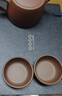 百年利永宜兴紫砂壶纯全手工原矿紫泥泡茶壶功夫茶具竹节汉铎一壶两杯套装 竹节汉铎 240ml 原矿紫泥 实拍图