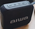 aiwa爱华AH-17小金砖【支持插U盘TF卡】蓝牙音箱手提便携无线环绕立体音家用桌面户外音响播放器防水黑 实拍图