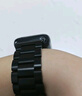 斯泰克适用于小米手环9pro/8pro表带金属不锈钢三株精钢手环带智能运动腕带替换表带黑色 实拍图