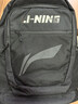 李宁双肩包背包男女同款书包初高中生旅行包男士大容量电脑包登山包黑 实拍图