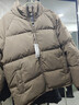 京东京造羽绒服男女情侣同款真鸭绒冬季外套面包服轻松羽绒 烟灰咖 L 实拍图