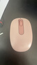 罗技（Logitech）M196 无线蓝牙鼠标 办公鼠标 笔记本商务办公家用 小巧便携 对称手型 玫瑰粉 实拍图