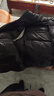 京东京造【零压系列】轻薄羽绒服男外套冬季 防钻绒马甲背心男 曜石黑 XL 实拍图