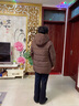 CANDYPRINCE 妈妈羽绒服 老年人羽绒服女红色 中老年妈妈装60-70岁冬季外套 53款/咖色 2XL / 建议-(体重106-120斤) 实拍图