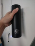 丽贝德智能指纹解锁保温杯识别开启锁温保冷316不锈钢指纹 幻影黑 500ML 实拍图