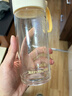 富光清然玻璃杯 高硼硅玻璃水杯子 女生便携牛奶咖啡高颜值茶杯480ml 实拍图