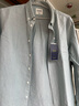 BLACKMONDAY纯棉牛津纺长袖衬衫男全棉抗皱免烫纯色男士商务休闲衬衣 实拍图