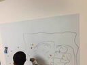 得力150*90cm涂鸦软白板 家用可移除胶墙贴 铁性自粘贴可擦写画板 涂鸦墙纸 儿童画画黑板贴磁性可吸附 实拍图