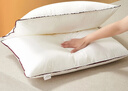 水星家纺枕头枕芯酒店枕头护颈枕头芯家用单个纯棉抗菌可水洗中枕48x74cm 实拍图