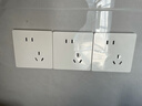 公牛（BULL）G12量贩装 10A斜五孔插座 86型面板G12Z223AS象牙白 10只插座套装 实拍图