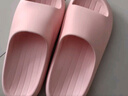 京东京造【泡泡云】踩屎感厚底轻盈防滑外穿拖鞋新款拖鞋女士 浅粉39-40 实拍图