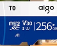 爱国者（aigo）256GB 内存卡TF（MicroSD）存储卡 U3 V30 4K 行车记录仪&监控摄像头手机平板相机游戏机储存卡 T0 实拍图
