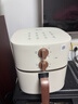 美的（Midea）空气炸锅免翻面易用双旋钮 家用实用大容量5.3L 多功能空气炸锅蒸烤一体 金属内腔  MF-KZE535J5 实拍图