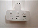 公牛（BULL）转换插头/品字形一转三插座/无线转换插座/电源转换器 适用卧室、厨房 3位分控开关插座  实拍图