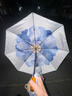 蕉下（beneunder）防紫外线遮阳伞三折双层黑胶晴雨伞防晒伞BM664蓝铃 实拍图