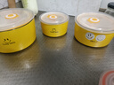 裕行带盖保鲜碗密封三件套微波炉可用笑脸保鲜盒饭碗 实拍图