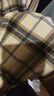 优衣库男女装法兰绒格子衬衫长袖衬衣薄外套481225 480770 481225/30浅米色 M 实拍图