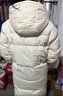 鸭鸭（YAYA）王一博同款羽绒服男女2025年冬季新款长款过膝极寒加厚保暖外套 米白色 300g+充绒【抗寒-40°C】 L (175) 【135-155斤】 实拍图