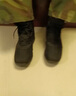 强人男靴际华3515加绒保暖户外训练靴军迷防寒棉鞋 轻便防寒靴 黑 42 实拍图