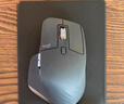 罗技（Logitech）大师系列 MX Master 3S 无线蓝牙鼠标 人体工学 办公 静音鼠标 高端 石墨黑 带无线接收器 实拍图