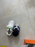 基诺浦宝宝学步鞋 18个月-5岁春秋款儿童鞋子 软底男女机能鞋GY1539 GW1539A白色/绿色/灰色/银色 24 150mm 适合脚长146-155mm 实拍图