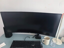 AOC 34英寸WQHD 240Hz超频250Hz HVA快速液晶1ms HDR400 1500R曲面带鱼屏 21:9游戏电竞显示器CU34G3Z 实拍图